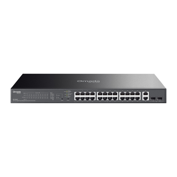 Omada 28-Port Gigabit Easy Managed Switch with 24-Port PoE+ ES228GP