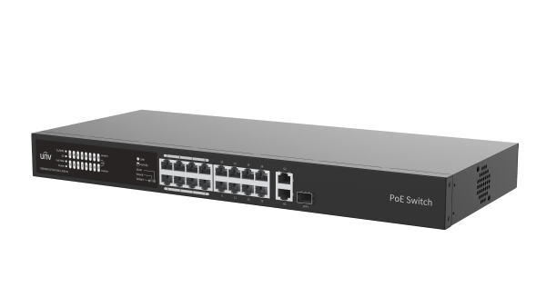 UNV Unmanaged Ethernet Switch(PoE) NSW2020-16T1GT1GC-LPOE-IN