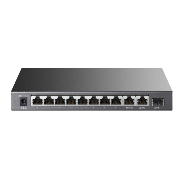 TP-link 8-Port 10/100Mbps + 3-Port Gigabit Desktop Switch with 8-Port PoE+ TL-SL1311P